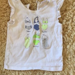 Janie and Jack ruffle t shirt